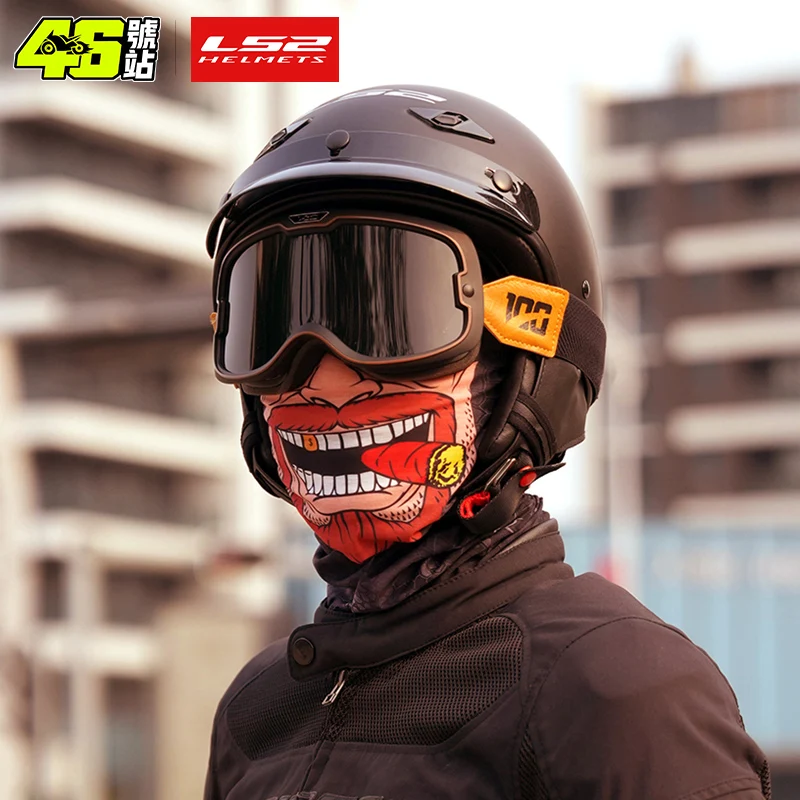 LS2 �������Ŭ ��� ��Ƽ�� ī���� ���� ��� ���� �� �� OF568 ������� 6K ī�� �� ls2 Capacete de motocicleta