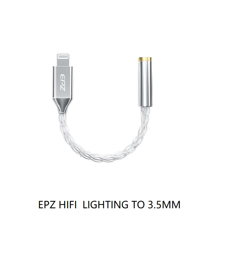 EPZ TP15 HIFI Jack Headphone Connector Converter Lighting to 3.5 mm AUX Adapter For iPhone 15 14 13 12 Pro Max Mini XS XR TYPE C