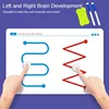 Kids 20pcs Left Right Brain Development Toy Whole Brain Thinking Training Educational Motor Training Aids Puzzle Color Shape Toy 2
