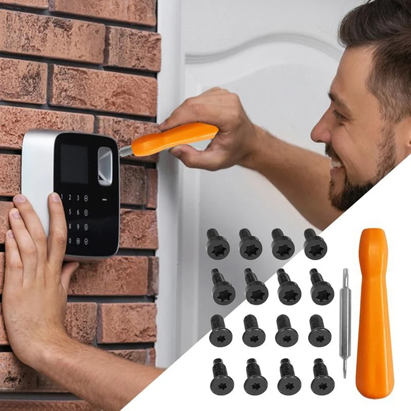 Doorbell Screws Disassembly Screwdriver Ring Replacement Security Screws Compatible With Video Anti-Theft Doorbell