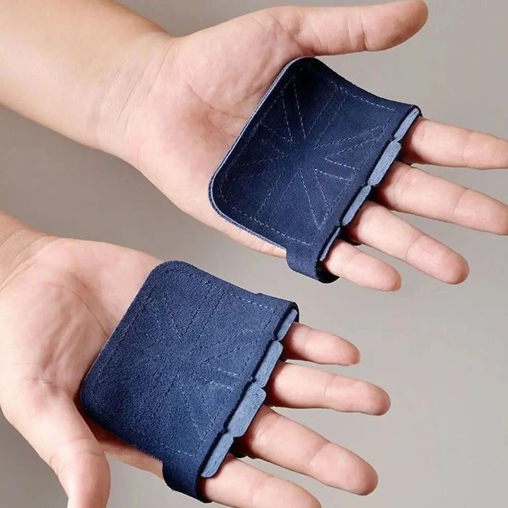 Description Picture 6 of itemCowhide Gym Gloves Grips Anti-Skid Weight Power Belt Lifting Pads Deadlift Belt Workout Crossfit Fitness Gloves Palm Protection