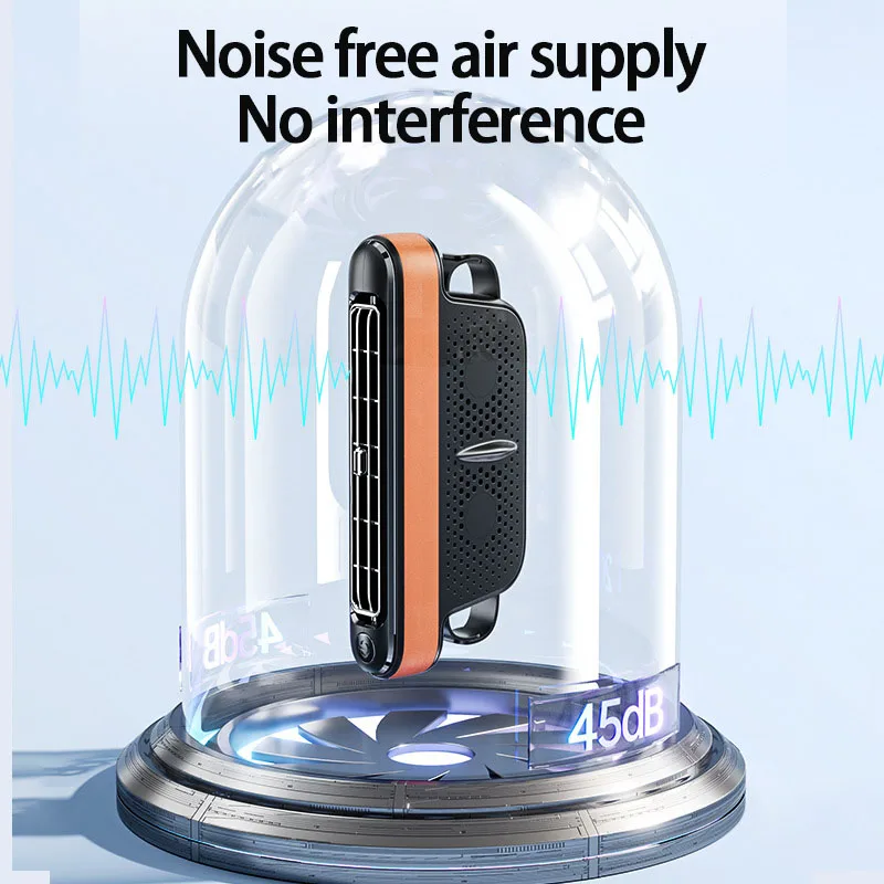For Tesla Model Y & 3 2020-2025 USB Car Cooling Fan for Backseat 3 Speeds Portab