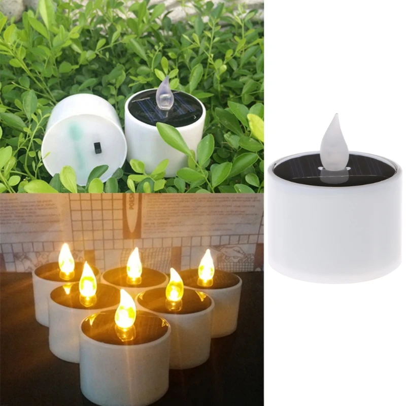 Solar Powered Tea Light Candles Solar Powered Led Color Candle