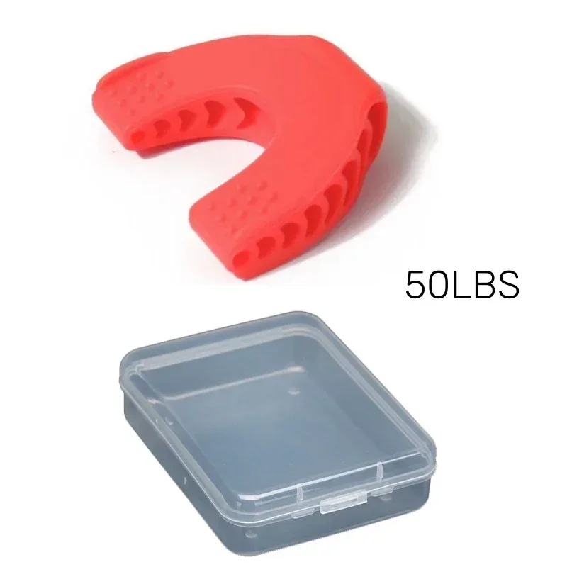 U Shape Jaw Exerciser New Facial Pop N Go Mouth Jaw Line Face Fitness Muscle Chew Ball Bite Breaker Training Equipment With Box