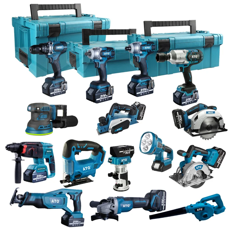 ATO CB2007 brushless cordless screwdriver impact driver reciprocating