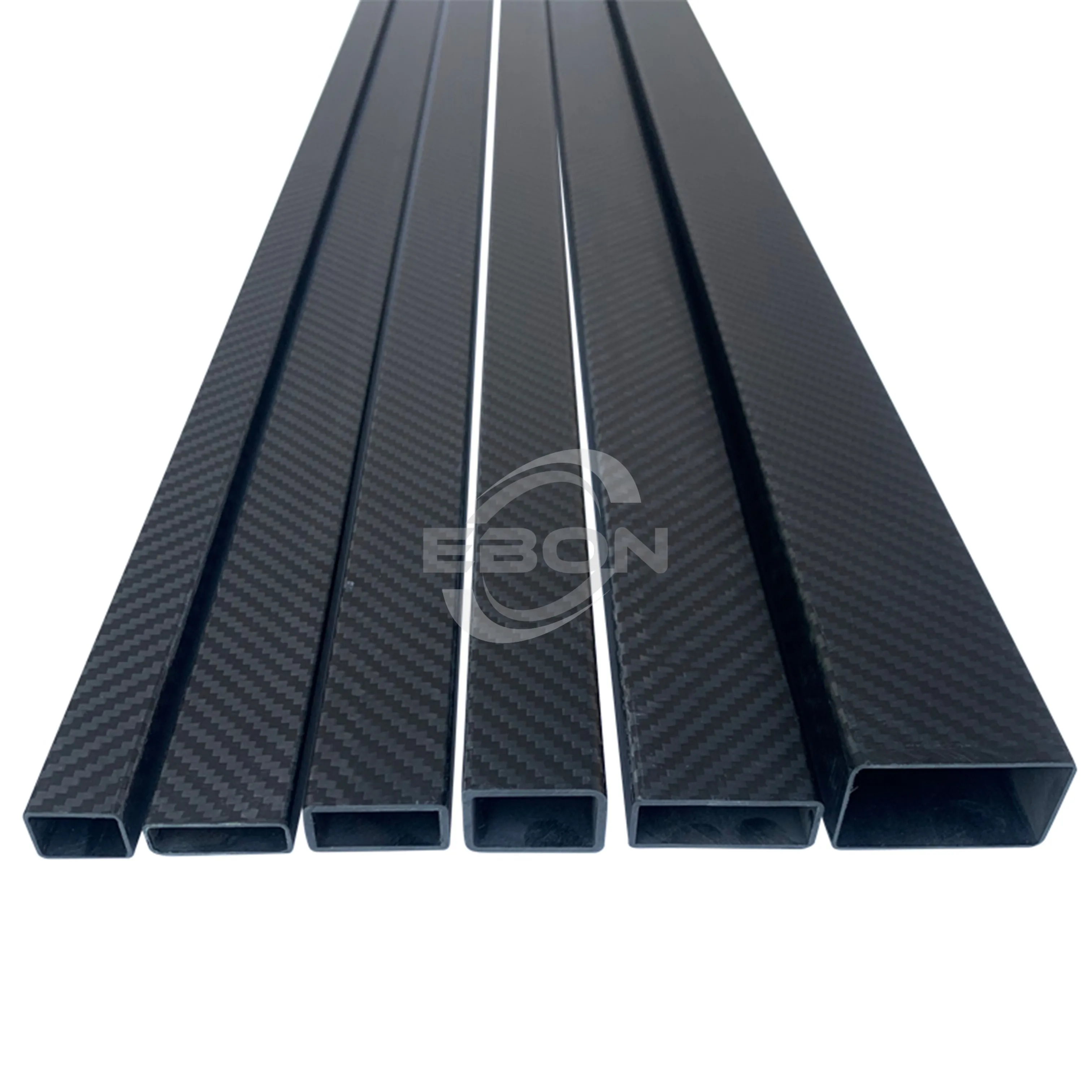 3K Twill Mat Koolstofvezel Vierkante Buis Lengte 500 MM Buitendiameter 8 10 12 15 16 18 20 MM, 1 Stuks (Size : 15X15X10mm