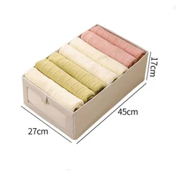 Transparent Wardrobe Storage Organizer Box for Clothing and Accessories (Beige XL)