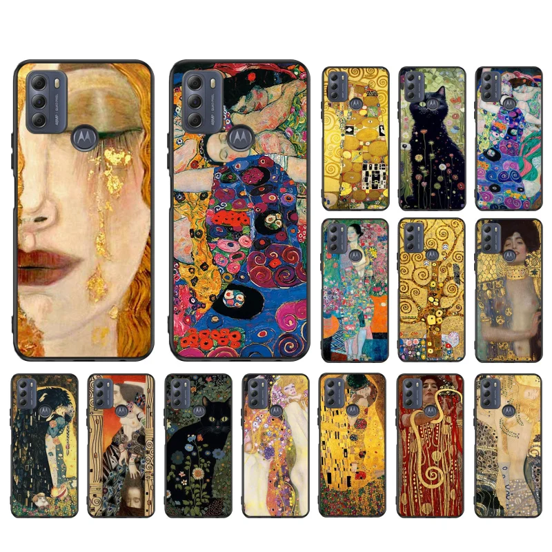 

Gustav Klimt Golden Tears Phone Case For Moto E32 E32S E20 E40 E7 Plus Edge 40 30 Ultra Neo 20 lite G13 G9Plus GPure GStylus