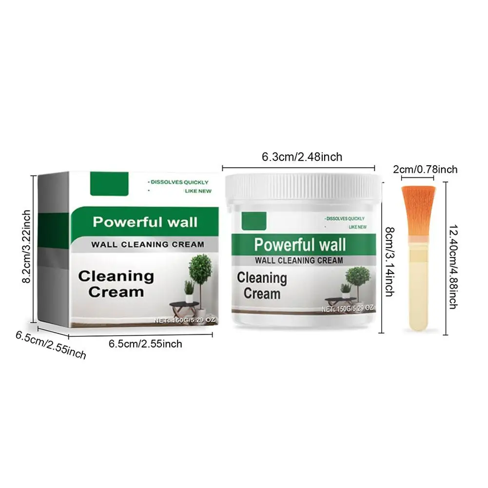 Powerful Wall Cleaning Cream Leather Cleaning Cream Wall Cleaner for Painted Walls for Home Leather Care
