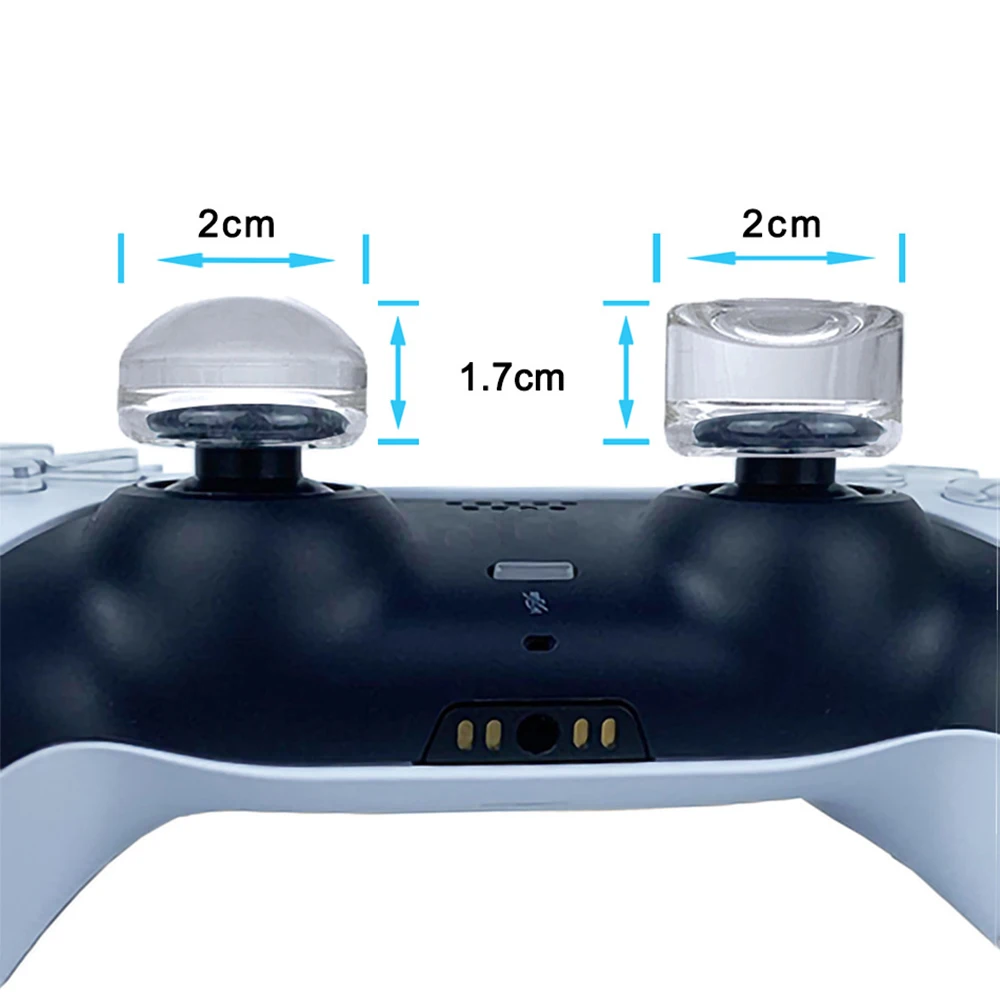 For PS5 PS4 clear joystick Protective Cap for XBOX 360 one  Series Silicone Cap