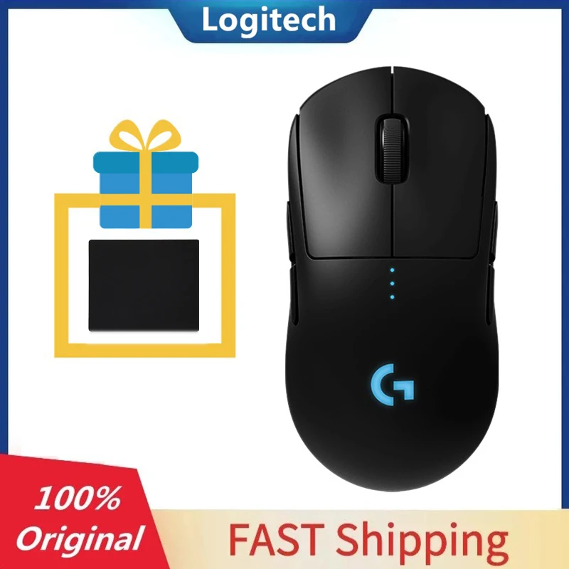 Logitech G PRO Wireless Gaming Mouse 16K Sensor LIGHTSPEED RGB Dual Mode GPRO Mice POWERPLAY