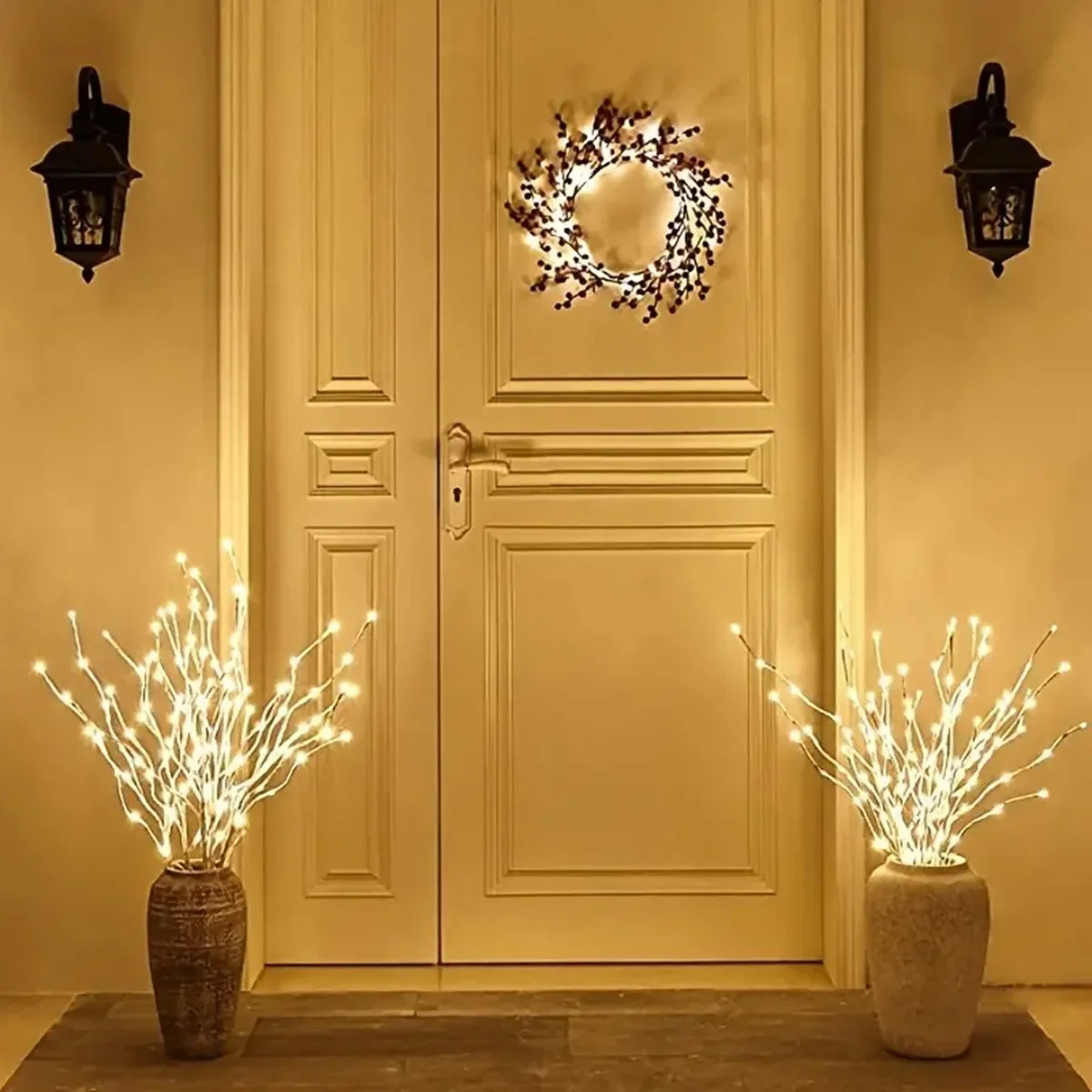 White Birch Branch LED Lights 3