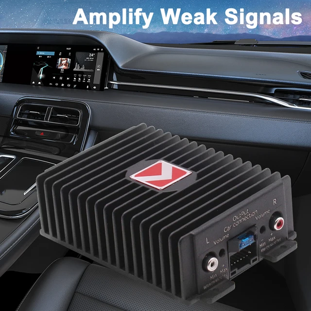 4-Channel Car Amplifier 80Wx4 Audio Modification Power Amplifier Digital Sound Processor Class A/B for Android Car Player 1