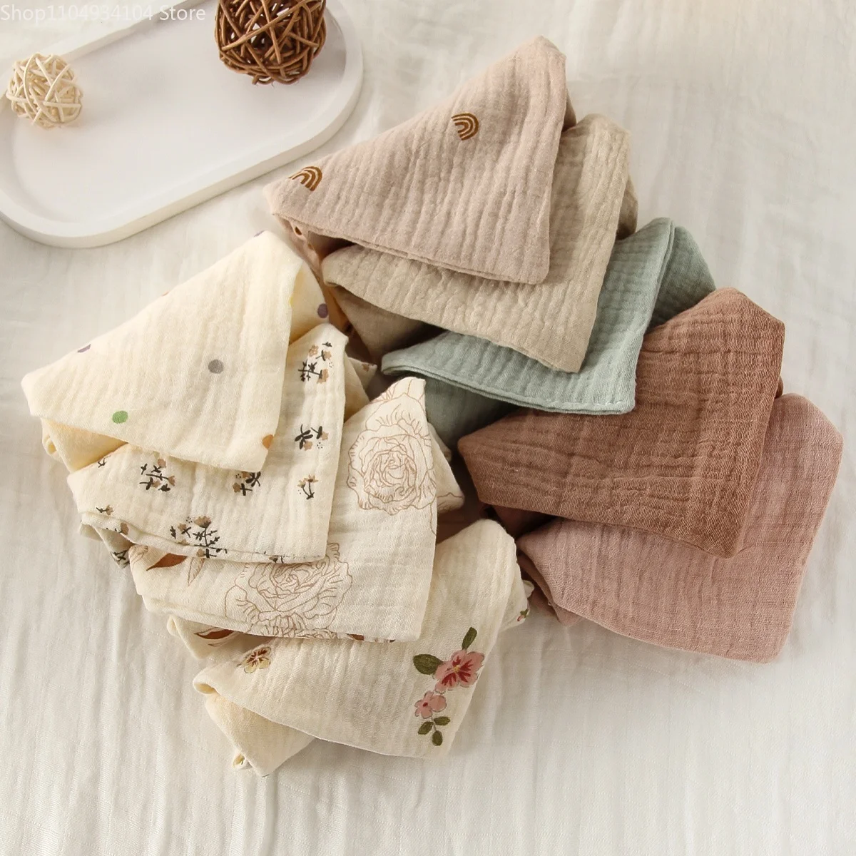Baby Cotton Washcloth Set 1