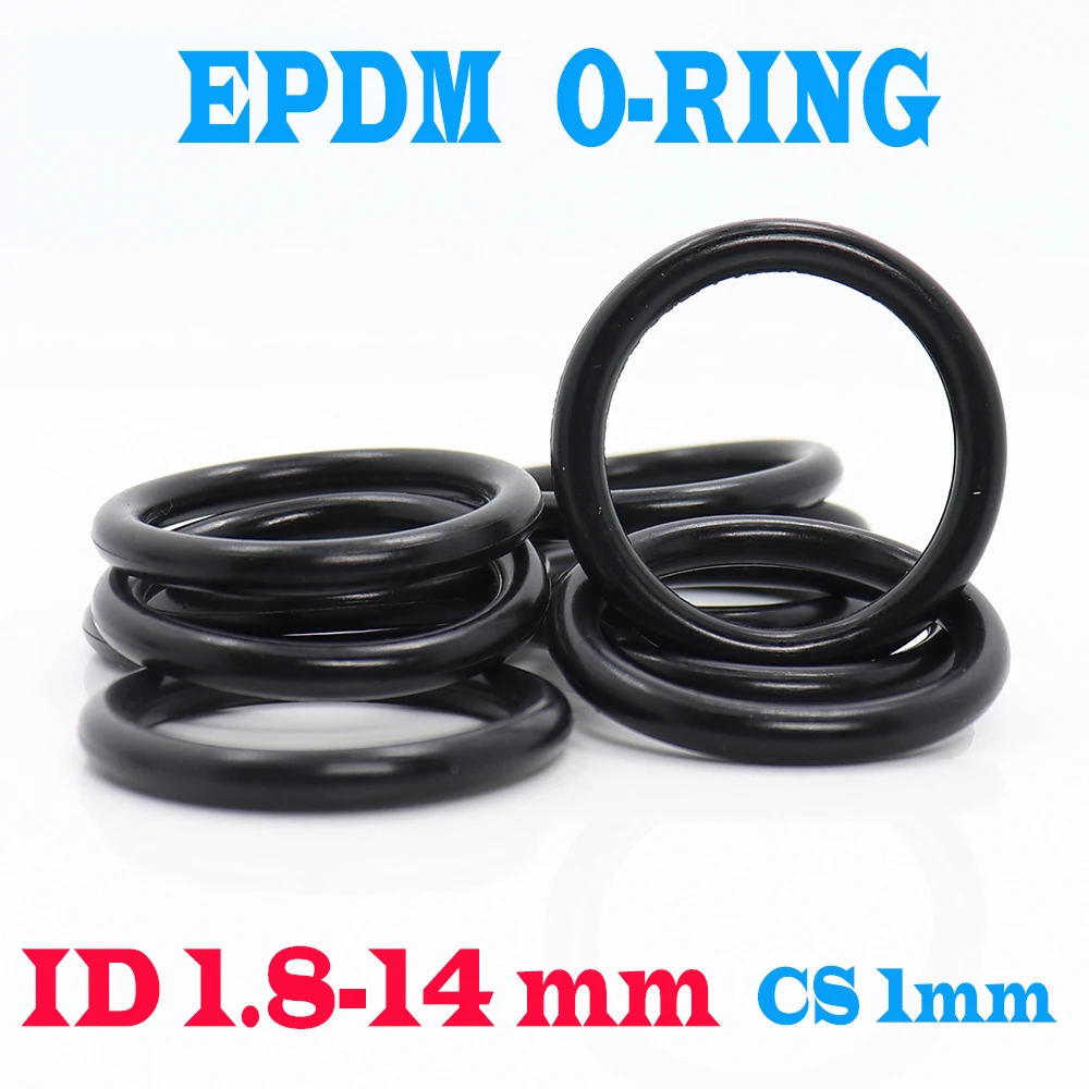 

Уплотнительное кольцо CS1mm EPDM ID1.8/2/2.5/3/3.5/4/4.5/5/5.2/6/6.5/7/8/8.5/9/10/11/14*1 мм, уплотнение прокладки, выхлопное крепление, резиновый изолятор, втулка