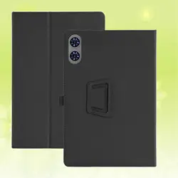 Premium 13.4 - inch Tablet Case - PU Leather, Shockproof, with Kickstand (Black)