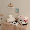 Cartoon Animal Flip Cover Tissue Box Wet Wipes Case Car Hanging Bag Paper Holder Storage Removable Napkin Storage Hanging Box 2