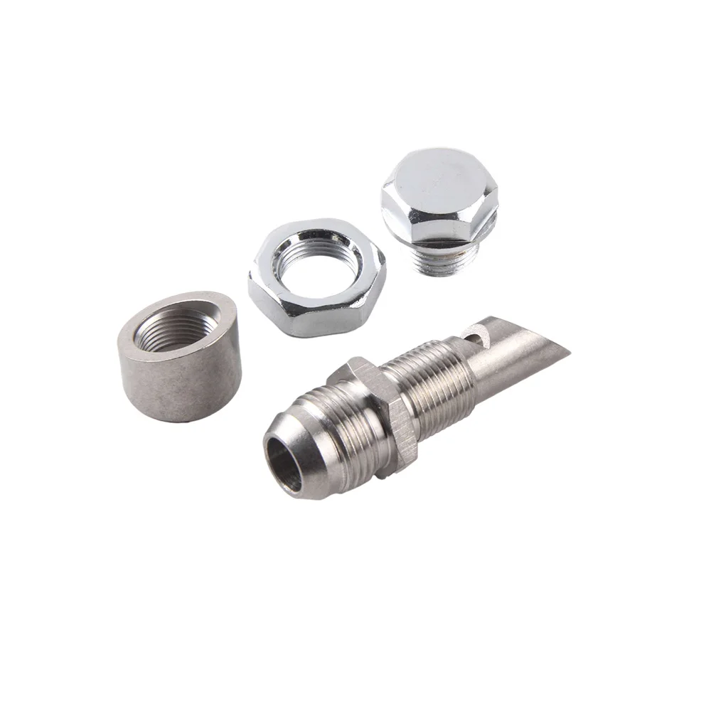 Stainless Steel Exhaust Vacuum Kit Catch Can Vent E-VAC Scavenger Kit includes T304 SS E-VAC fitting