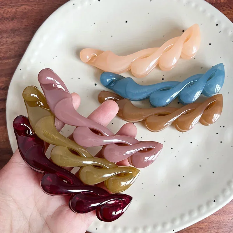 Capelli Artiglio Banana Clip Donna Coda Di Cavallo Supporto