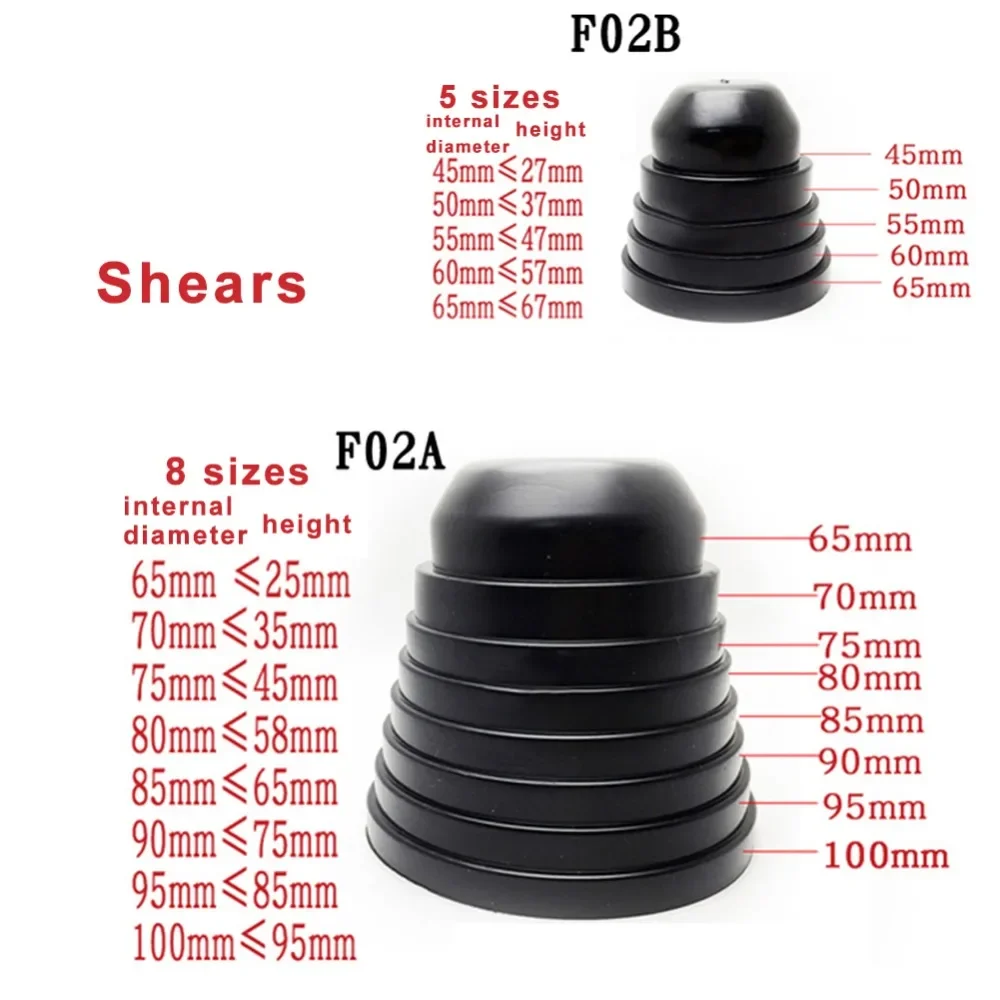 Headlight Dust Cover Adjustable Size Rubber Waterproof for Car Motorcycle