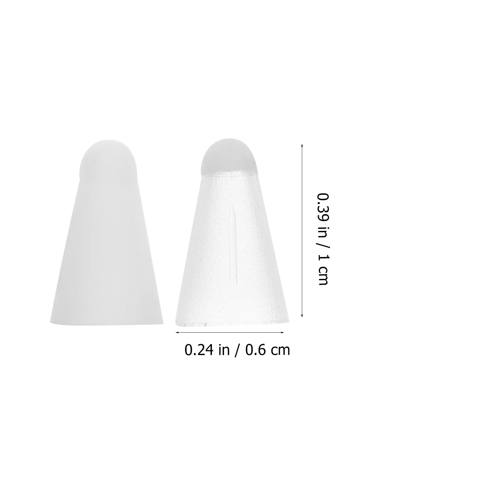 10Pcs 섬유 내마모성 스타일러스 펜 팁 커버 미끄럼 방지 연필 팁 보호기 용량성 스타일러스 교체 태블릿 액세서리