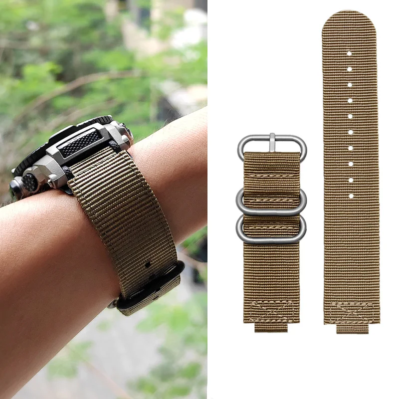 Correa de nailon para reloj Casio G Shock GBA-800-1A GBA-800-7A GBA-800 GMA-B800 GA-800 GBD-800 GA110 Correa deportiva modificada pulsera de 16mm