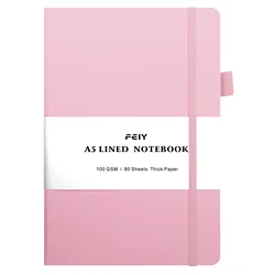 A5 Writing & Sketching Journal - Premium Stationery Notebook - A6 (Pink)