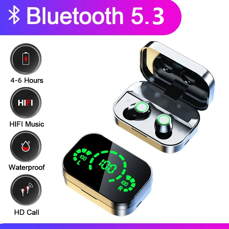 

TWS-наушники YD03 с поддержкой Bluetooth и шумоподавлением