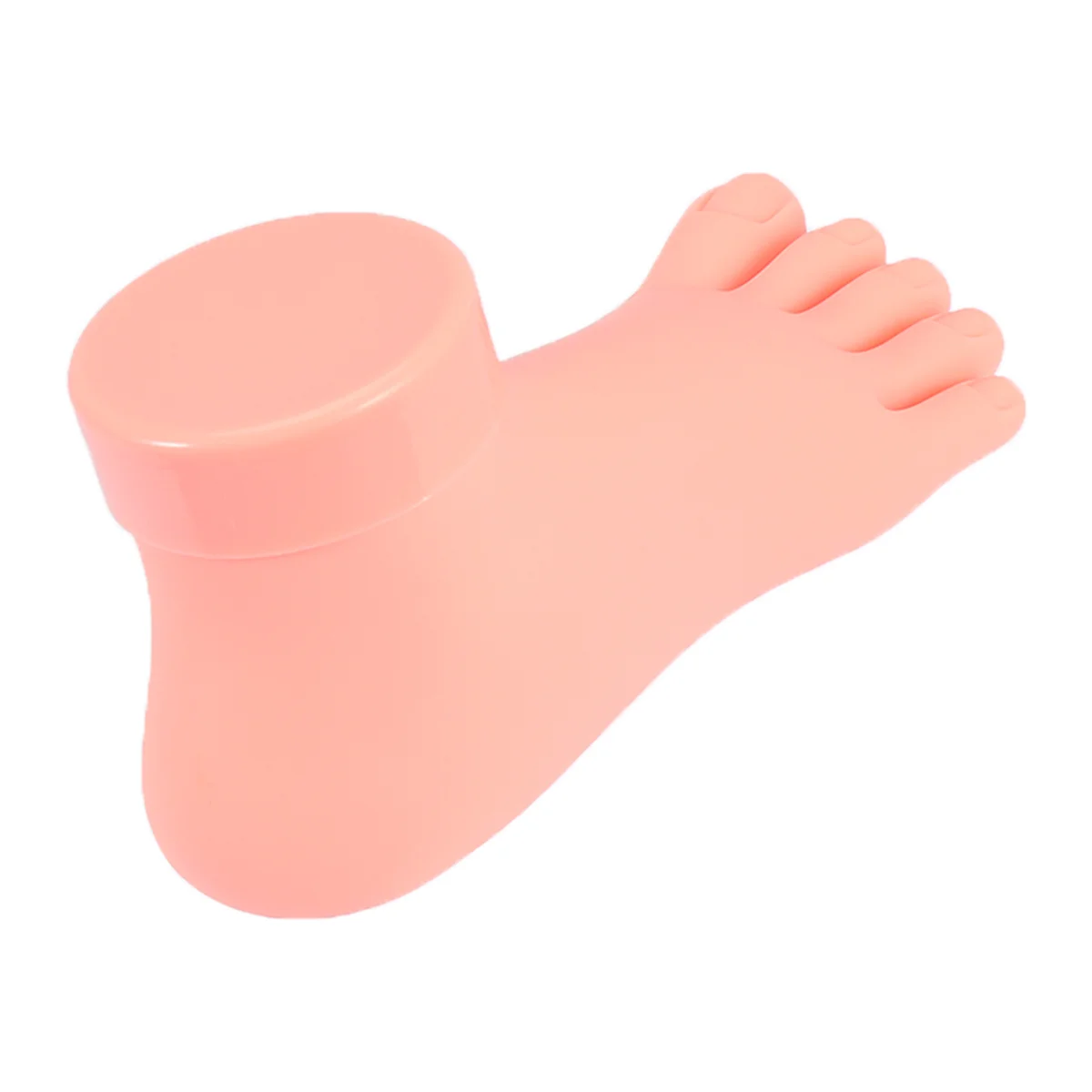 

Model Nail FootFake Training Flexible Bendable DIY Nail Salon Practice Tool Right