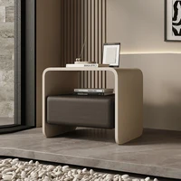 Table De chevet De luxe esthétique Design élégant Tables De chevet uniques rangement De chambre Mesitas De Noche dortoir meubles De maison 1