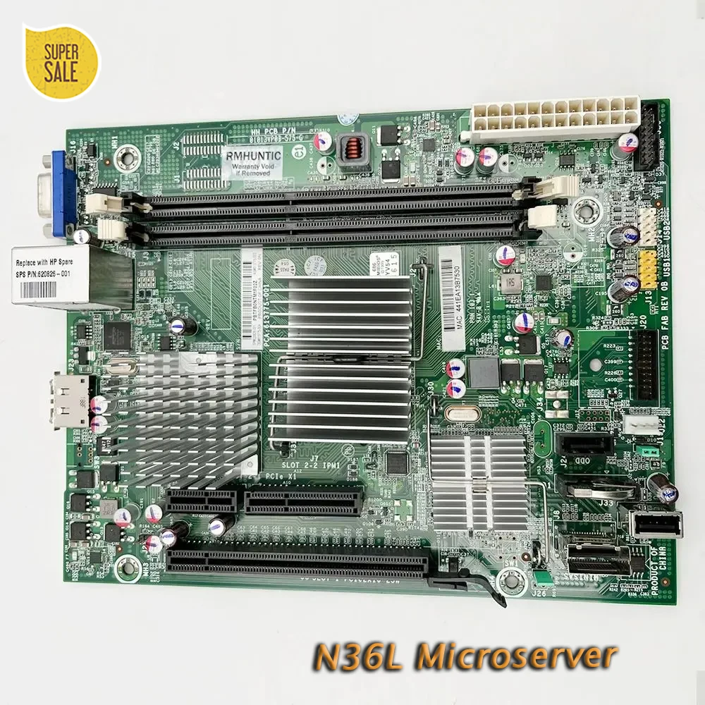 Per Scheda Madre Hp N36L Microserver 1.3Ghz 620826-001 613775-001