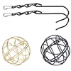 Outdoor Bird Hanging Feeder Suet Ball Feeder Bird Suet Balls Holder For Bird Feeding Metal Bird Feeder Fat Ball Energy 1Pcs 3