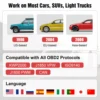 Car OBD2 Scanner YA101 for 12V Automotive Check Engine Error Code Reader Diagnostic Tool Full OBDII Diagnostic Functions 6