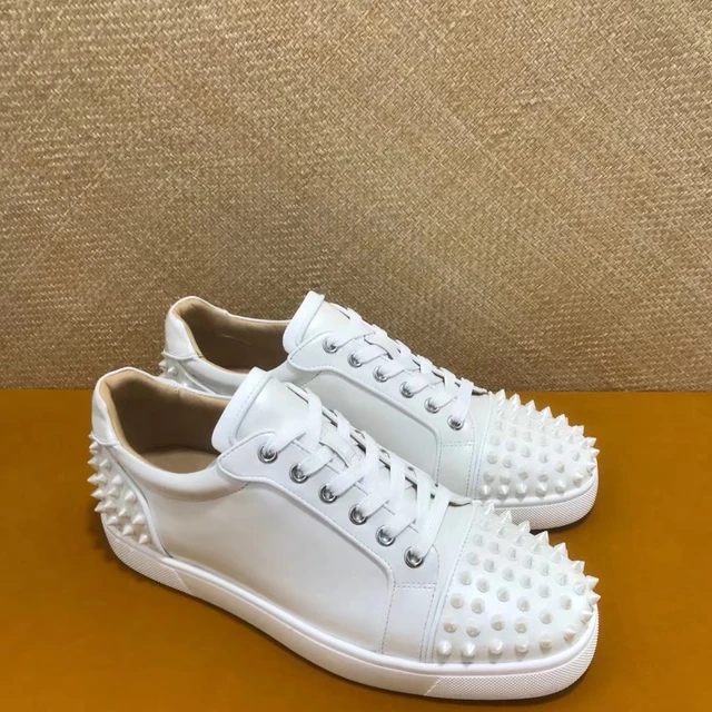 Christian Louboutin Mens Shoes Spikes  Christian Louboutin Shoes Mens  Loafers - Leather Casual Shoes - Aliexpress