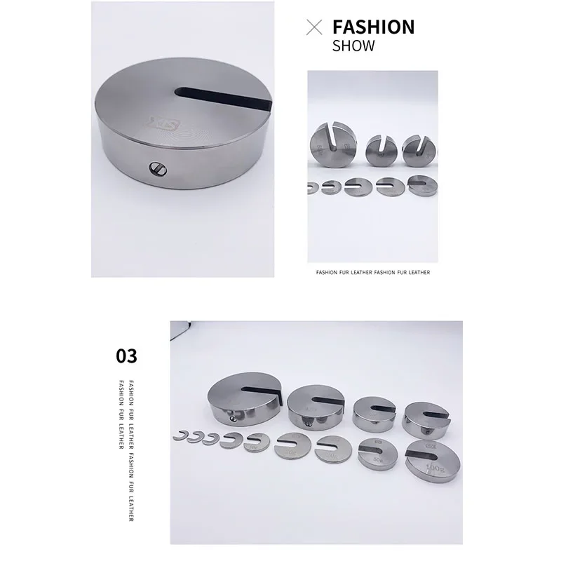M1 Grade Stainless Steel Added Weight Hanging Weight 100mg~2kg 19pcs Set