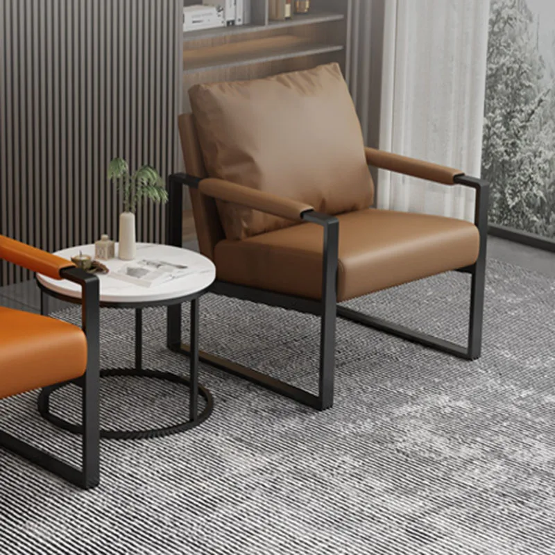 Sedie Da Soggiorno Ultraleggere Mobili Bracciolo Nordico In Metallo Comode Sedie Da Pranzo Barbiere In Attesa Sillones Modernos Furnitures