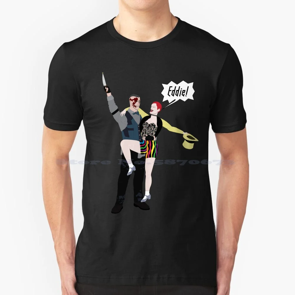 Outlast / Rocky Horror Crossover T Shirt 100% Cotone Tee Sarahjdhue Sarah J Dhue Rocky Horror Picture Show Outlast
