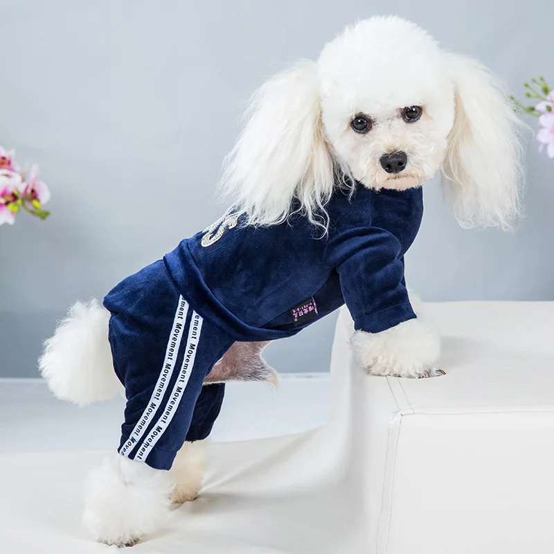 Winter Fleece Jumpsuit Dogs Dog Winter Clothes Jumpsuit Fleece