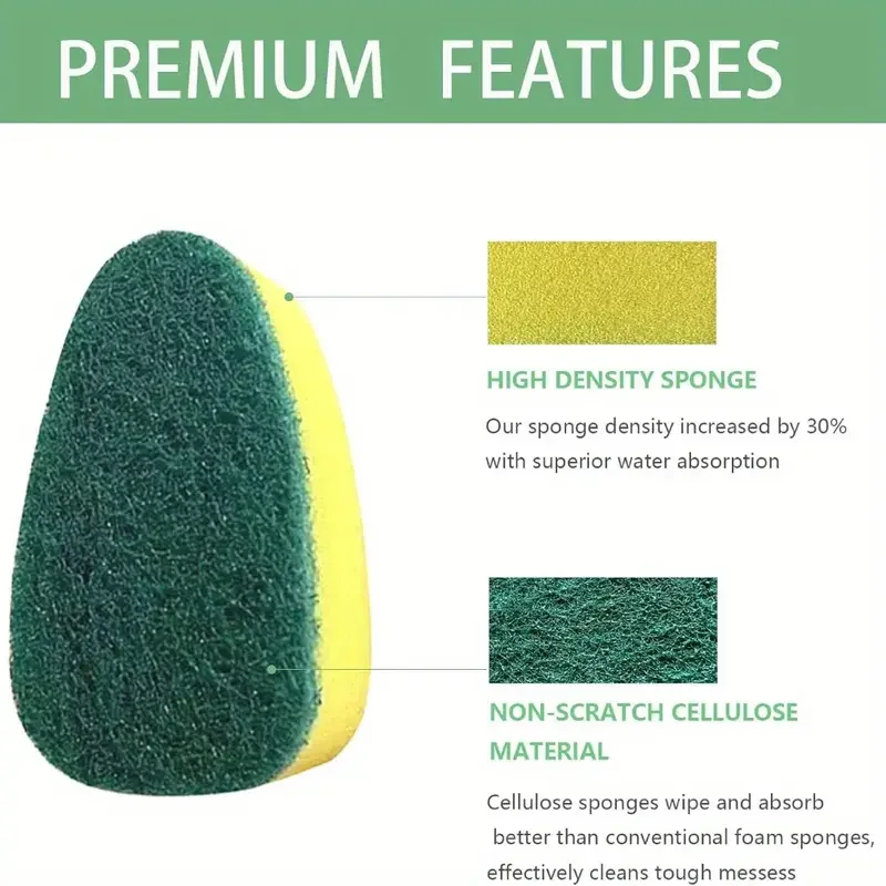 1/6-Dish Wand Soap Cleaning Brush Set