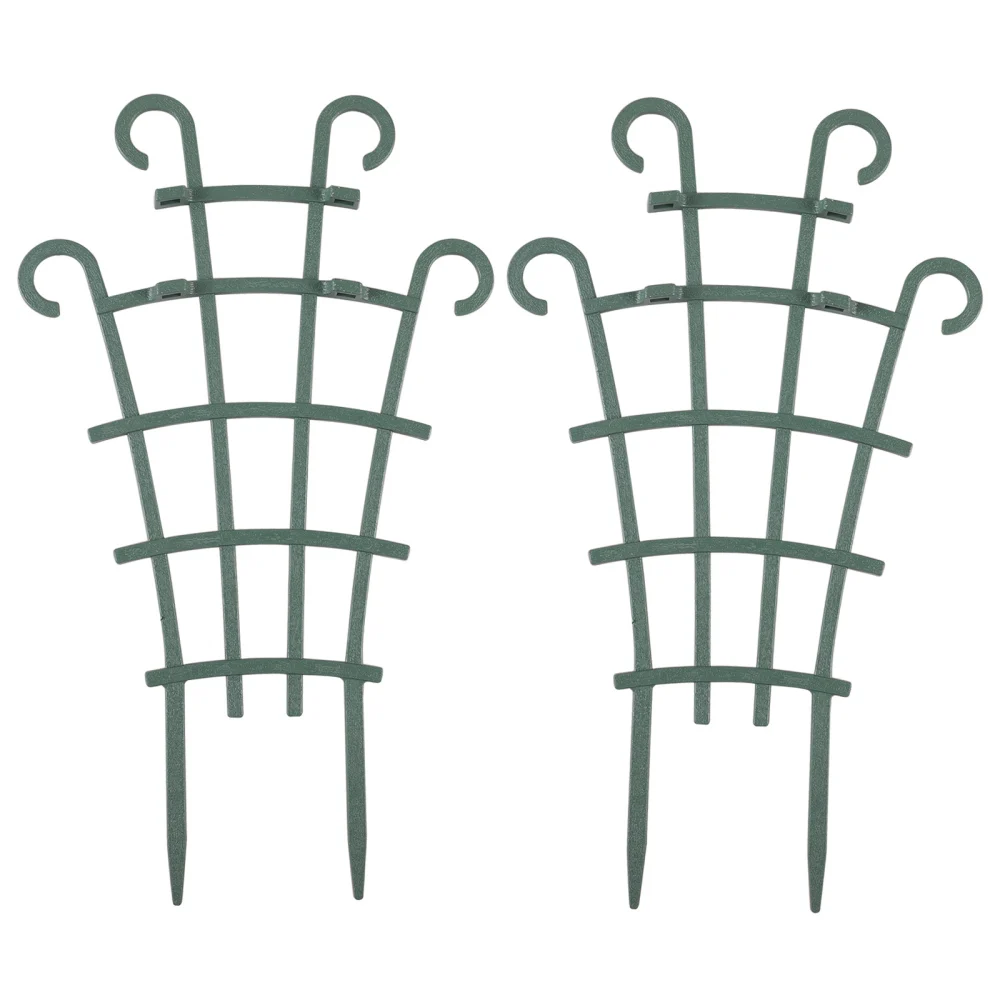 

2 Pcs Plant Climbing Trellis DIY Garden Plastic Mini Superimposed Potted Plant Support Garden Trellises For Plant Vines