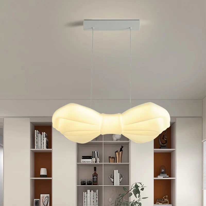 

Modern Bow Knot LED Pendant Lamp Designer Creative Dining Room Bedroom Lamp Living Room Home Decor Ceiling Lights Chandelier
