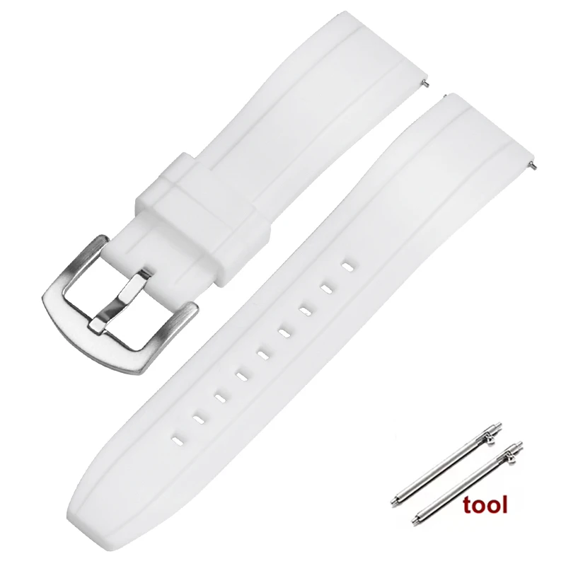 Premium Waterproof Silicone Sport Strap - Quick Release, Multiple Colors
