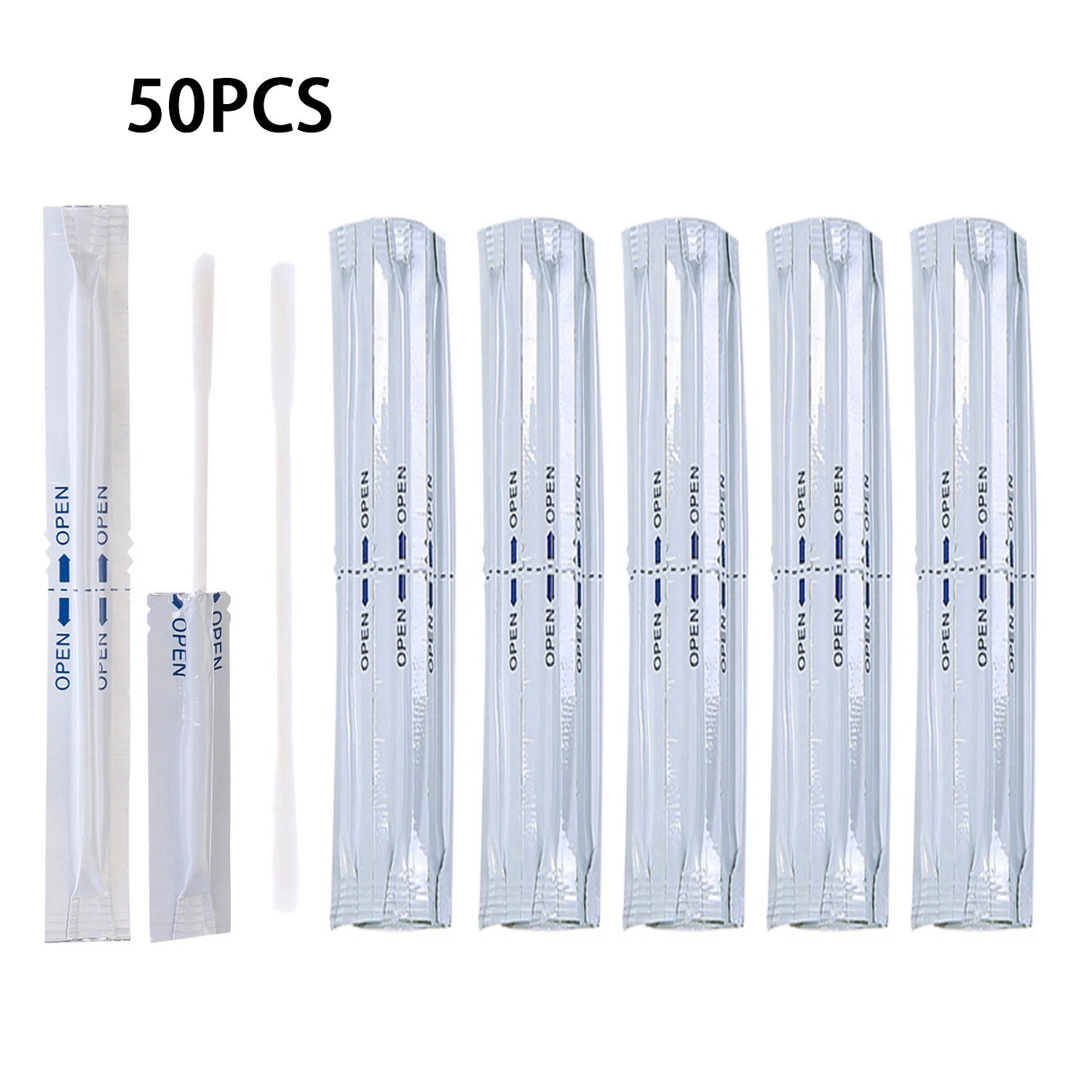 50 Pz/100 Pz Cotton Fioc Double Head Cleaning Stick Per Iqos 3 Duo 3.0 Multi 2.4 Plus Lil/Ltn/Heets/Glo Heater Cleaner Tools