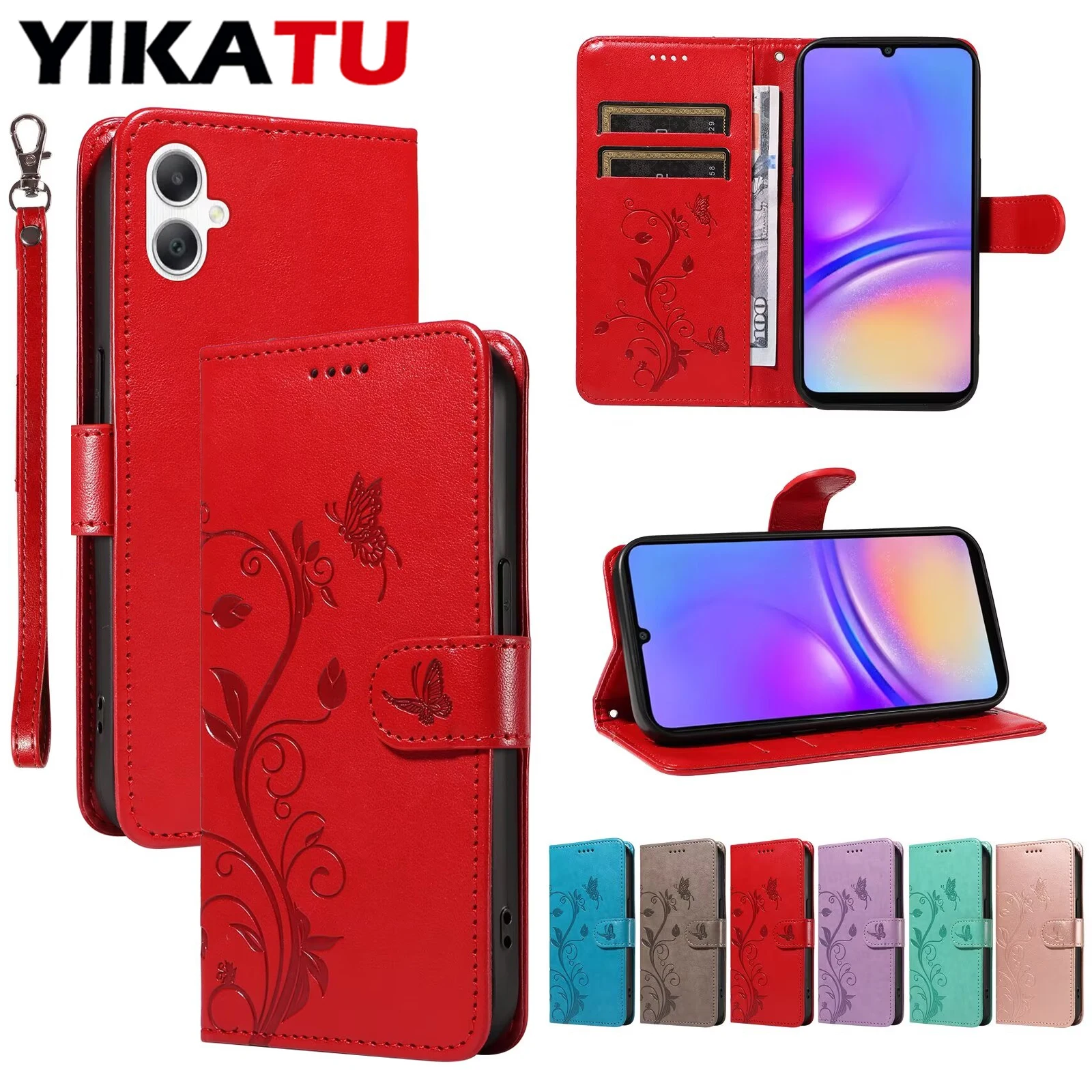 Leather Wallet Phone Case - Sleek and Durable Design