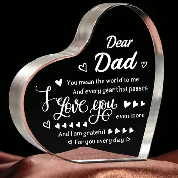 Gifts for Dad Christmas - Engraved I Love You Dad Keepsake