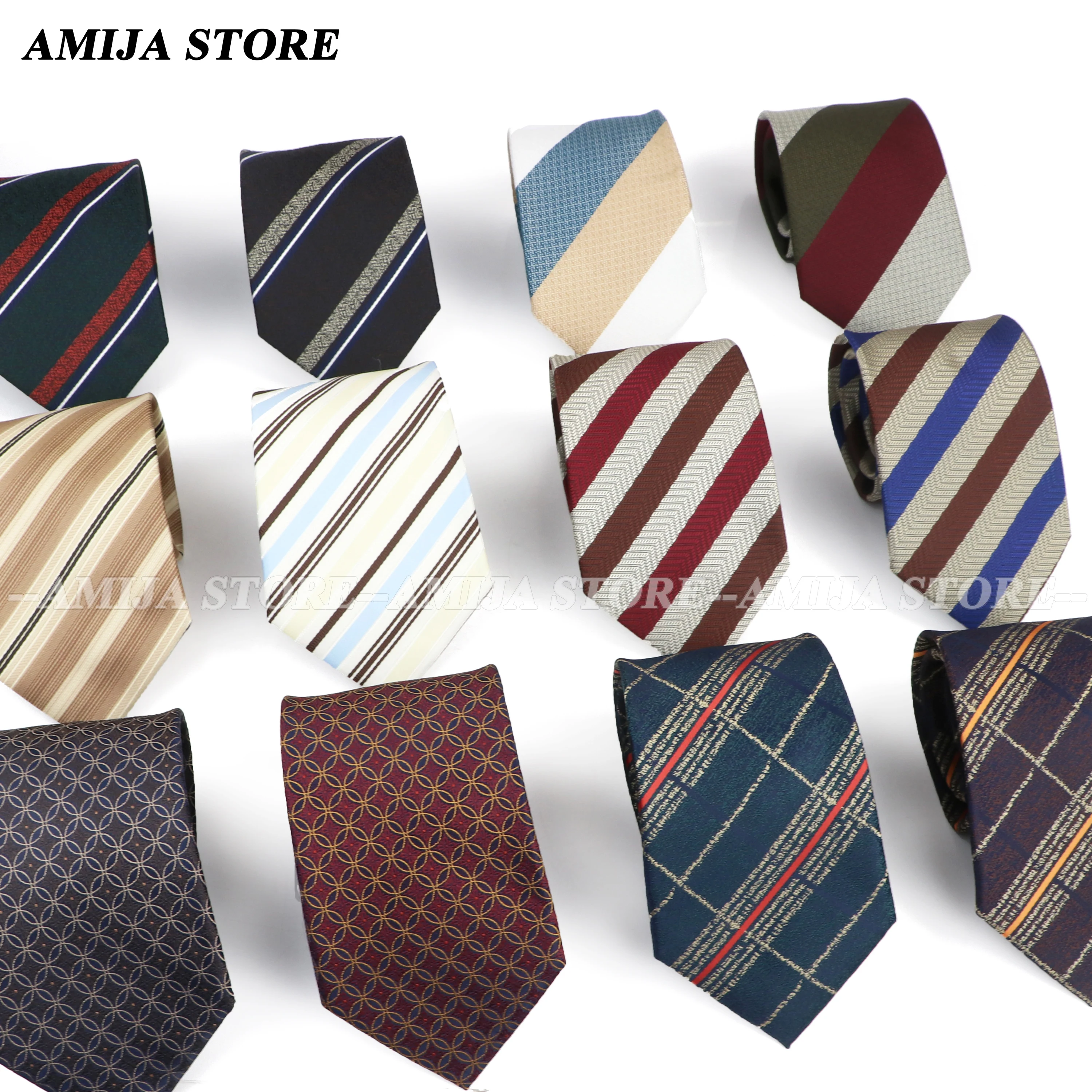 Cravatta da uomo di lusso cravatte tessute Jacquard Classic
