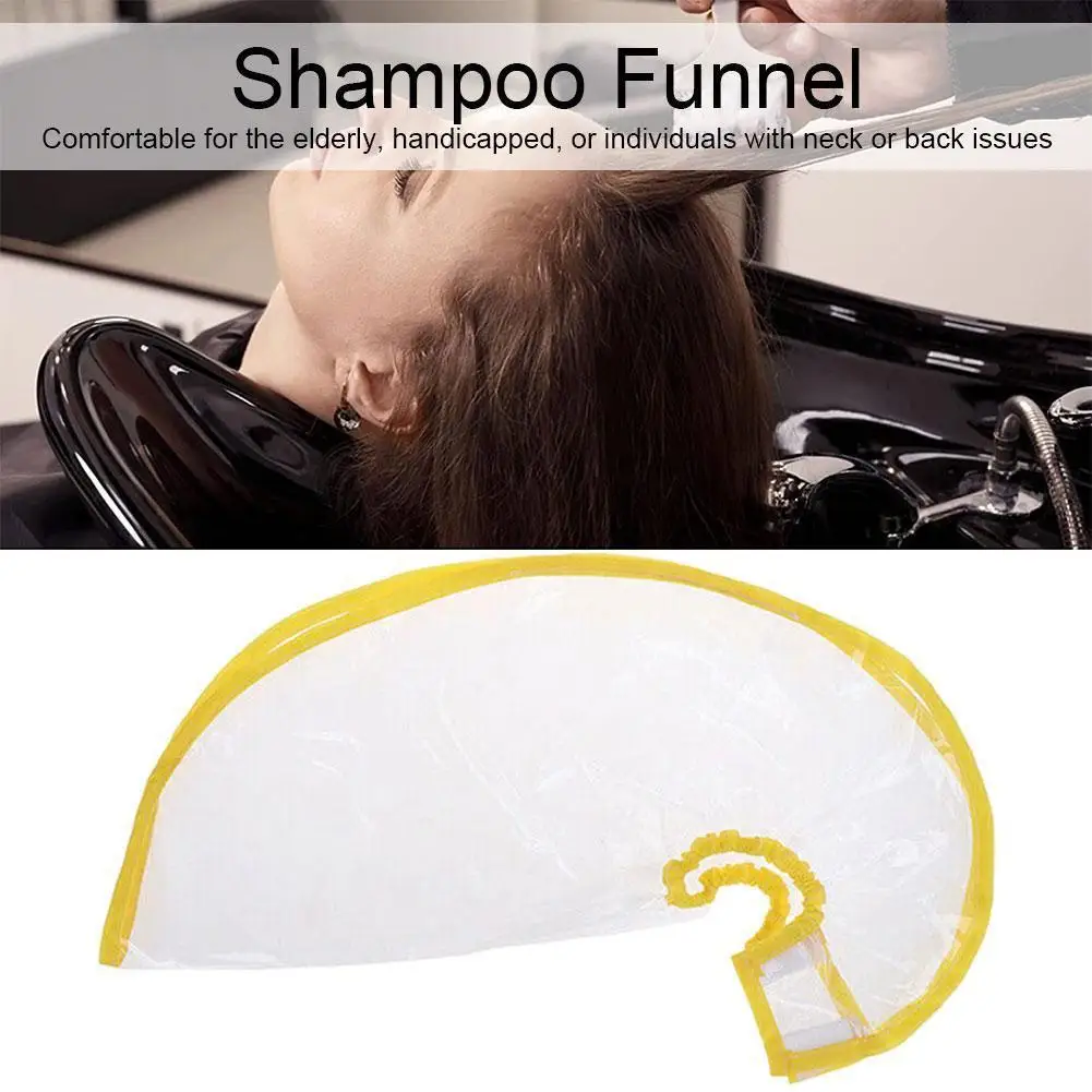 1Pc Hair Washing Funnel Rinse Shampoo Barber Dye Hair Patient Tool Cape Disabled Z8Y0 butt wiper for disabled toilet aid tool wiping wand bottom bum wipe toilet cleansing aid elderly pregnant woman tissue grip