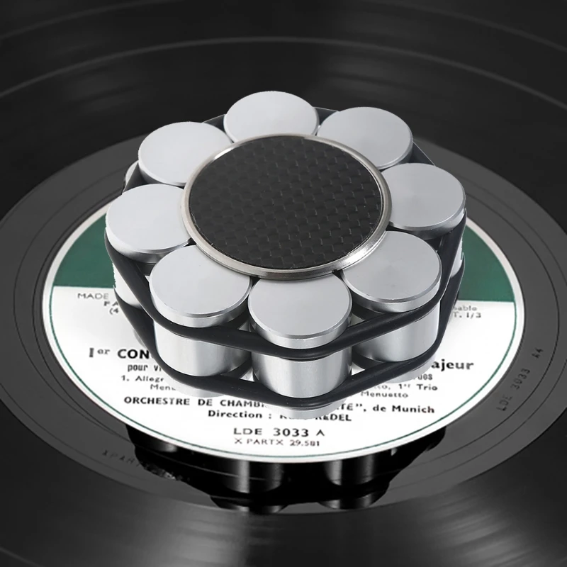 Record Weight Audio Vinyl Turntable for LP Record Clamp Metal Disc Stabilizer Premium Quality Weight Acces record weight clamp
