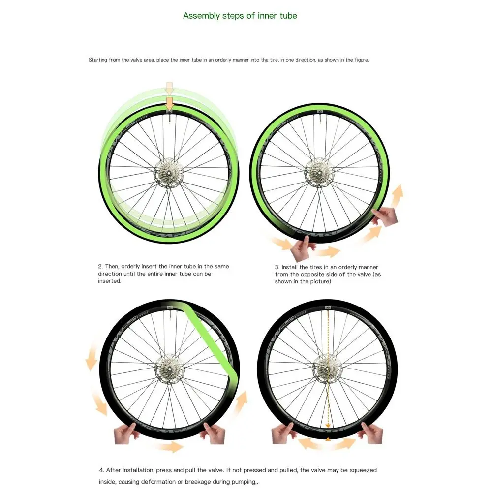 700C 700 X 18 23 25 28 30 32 CYCLAMI Bike TPU Inner Tube TPU Material 45mm/65mm/85mm Bike Inner Tube Ultralight