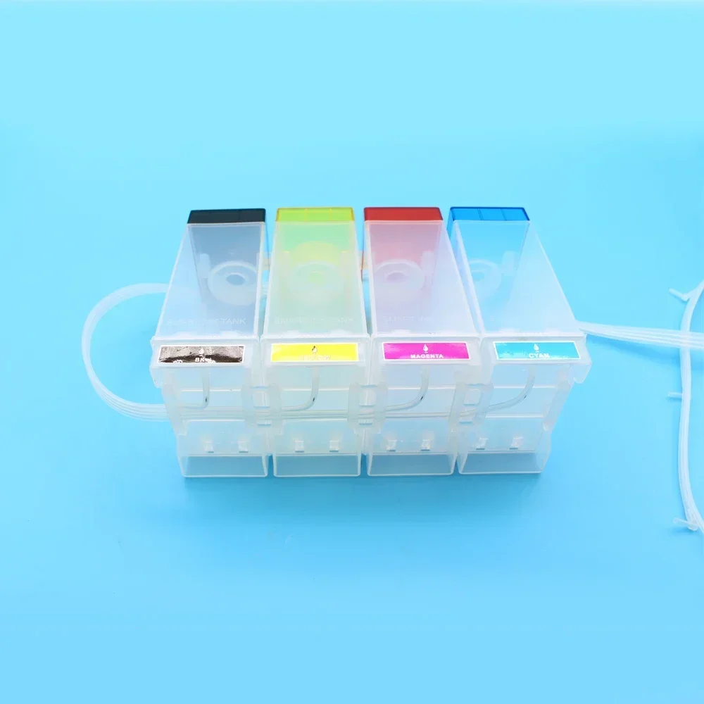 250ML 프린터 잉크 시스템 CISS 연속 DIY CISS 잉크 탱크 키트 Epson HP Canon Brother 프린터 4 색 잉크 공급 시스템